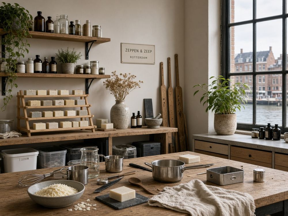 About the Soap-making craft workshop studio at Grandmane House